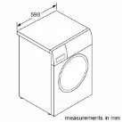 ماشین لباسشویی بوش WGA142X0GC ظرفیت 9 کیلو سری 4