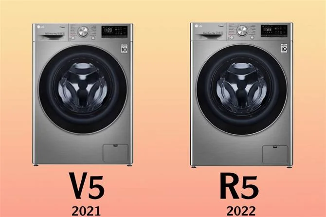 بررسی و مقایسه ماشین لباسشویی ال جی R5 با V5