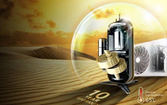 کولر گازی ال جی 26000 هزار دوال اینورتر مدل BMP-26K