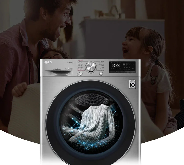 ماشین لباسشویی ال جی 10.5 کیلویی 1400 دور V5 مدل F4V5RYP2T