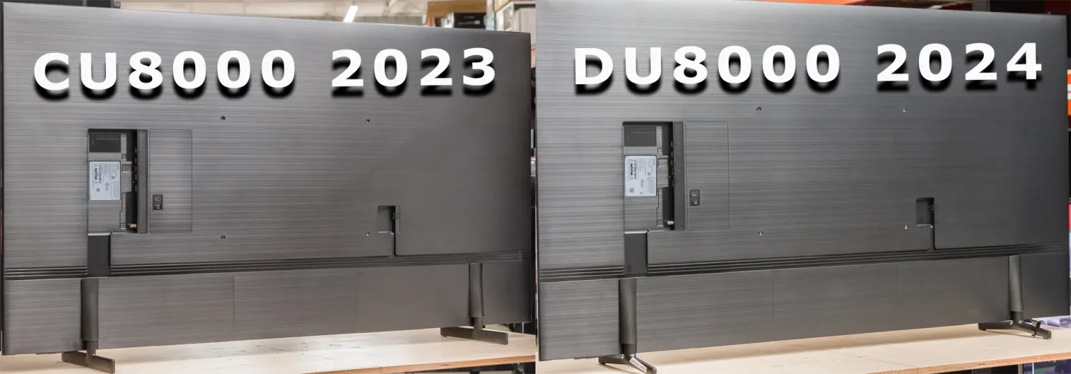 تفاوت تلویزیون CU8000 با DU8000 سامسونگ